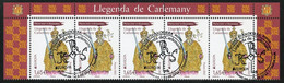 ANDORRA ANDORRE (2022) EUROPA - Llegenda De Carlemany, Charlemagne, Roi, épée, Myths And Legends - First Day Postmark - Sonstige & Ohne Zuordnung