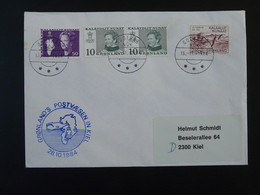 Lettre Cover Obliteration Postmark Godthab Cachet Postvaesen Kiel Groenland Greenland 1984 (ex 2) - Storia Postale