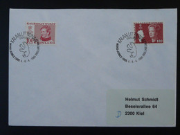 Lettre Cover Obliteration Postmark Nord-Junex 1985 Trollhattan Groenland Greenland (ex 1) - Marcophilie