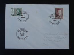 Lettre Cover Obliteration Postmark BPE 1985 London Groenland Greenland (ex 6) - Marcophilie