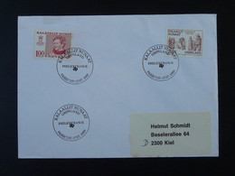 Lettre Cover Obliteration Postmark Paris Philexfrance 1989 Groenland Greenland (ex 2) - Poststempel