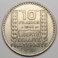 10 Francs Turin Petite Tête, 1948, Cupro-nickel - IV° République - 10 Francs