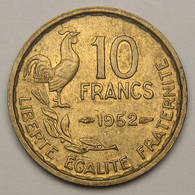 10 Francs Guiraud, 1952, Bronze-aluminium - IV° République - 10 Francs