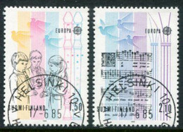 FINLAND 1985 Europa: Music Year  Used.  Michel 968-69 - Oblitérés