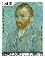 Burundi 2022, Art, Van Gogh II, 1val IMPERFORATED - Ongebruikt