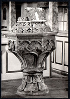 F7725 - Ehrenfriedersdorf - St. Niklaskirche Taufbecken - Foto Schiefer Orig. Handabzug - Ehrenfriedersdorf