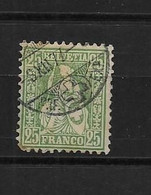 LOTE 1377  /// (C010)  SUIZA 1867   YVERT Nº: 45 - Oblitérés