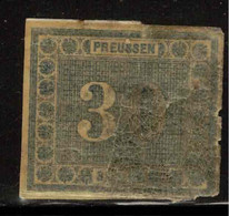 PRUSSIA 1866 30 Sgr Blue SG 39 HM #ZZGP57 - Ungebraucht