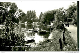 Middlesex. Shepperton. River Above Thames Court Hotel, Shepperton. - Middlesex