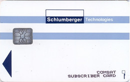 COMSAT : COMT2 COMSAT SUBSCRIBER CARD  SI-6 Schlumberger USED - [2] Chip Cards