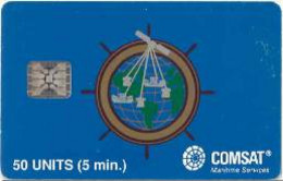 COMSAT : COM11B 50u COMSAT SI-5 SB CLEARBLUE (2020) USED - Chipkaarten