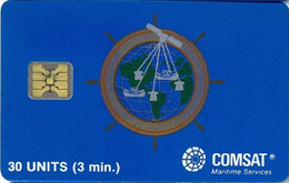 COMSAT : COM08 30u COMSAT SI-4gold (ctrl 1006) USED - [2] Chip Cards