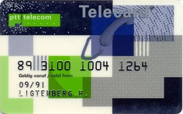 NETHERLAND : NED05 PTT TELECOM TELECARD (reverse 2) USED Exp: 09/91 - Da Identificare