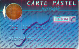 FRANCE : FRA17 CARTE PASTEL NATIONALE BULL Big-1 Reverse 2 USED -  Cartes Pastel   