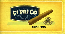 Etiquette De Boîte à Cigares VANDER ELST  CIPRICO  (en Relief) - Labels