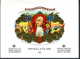 Etiquette De Boîte à Cigares Schilmmelpenninck  Mulato  (en Relief) - Etichette