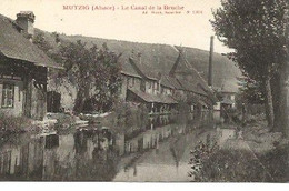 CPA MUTZIG Canal De La Bruche - Mutzig