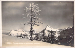 CPA Paysage D'hiver Au Molard Sur MONTREUX - Montreux