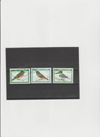 Cuba 1996 - (YT)  3525-3528-3529  Used   "Centenaire  De La Mort De Kuan C. Gundlach. Oiseaux " - Usati