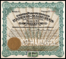 1914 Mexico: Compania De Petroleo Panuco-Mahuaves- $10 Pesos - Pétrole