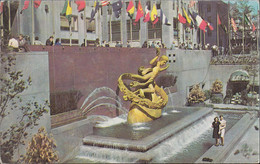 USA - New York - Prometheus Statue - Plaza Of Rockefeller Center - Long Island
