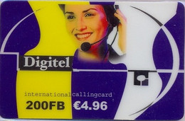 BELGIUM : BEL80 200FB E4.96 DIGITEL Web+Phoning USED - Te Identificeren