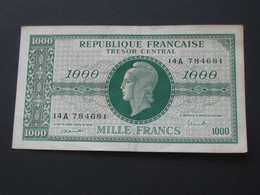 Trésor Central 1000 Francs  Marianne 1945 Chiffres Gras   **** EN ACHAT IMMEDIAT **** - 1955-1963 Staatskasse (Trésor Public)