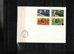 Togo 1972 Space / Raumfahrt Apollo 14 Set Overprinted With Soyuz Tragedy Overprint Set Interesting Cover - Africa