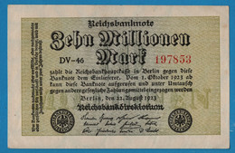 DEUTSCHES REICH 10 MILLIONEN MARK # DV-46 197853 P# 106a - 10 Millionen Mark