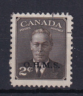 Canada: 1949/50   Official - KGVI 'O.H.M.S.' OVPT   SG O173    2c    Used - Opdrukken