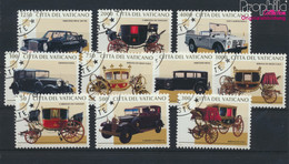 Vatikanstadt 1197-1206 (kompl.Ausg.) Gestempelt 1997 Kutschen Und Automobile (9786043 - Used Stamps