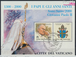 Vatikanstadt Block21 (kompl.Ausg.) Gestempelt 2000 Papst Johannes Paul II. (9786088 - Used Stamps