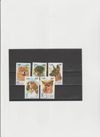 Cuba 1998 - (YT)  3708/12    Used  "Faune. Chiens." - Usati