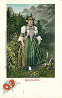 SUISSE  Artist.atelier N°805 Costume , Personnage UNTERWALDEN - Wald