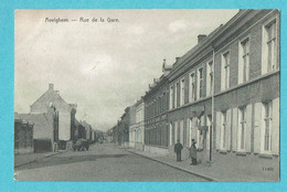 * Avelgem - Avelghem (West Vlaanderen) * (nr 11468) Rue De La Gare, Stationstraat, Animée, Imprimerie Drukkerij, TOP - Avelgem