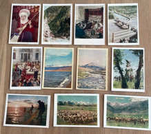 KYRGYZSTAN Set Of 11 Vintage Postcards Lot Kyrgyzstan - Kirghizistan