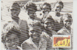 Cpm10.5 X15. AUSTRALIE. Int. Year Of The Family Arboriginal Children (Camberra 14 Avril1994) Carte 1er Jour D'émission - Canberra (ACT)