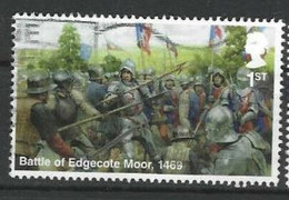 GROSSBRITANNIEN GRANDE BRETAGNE GB 2021 THE WARS OF THE ROSES: Edgecote Moor 1469 USED SG 4512 MI 4762 YT 5176 SC 4102 - Usati