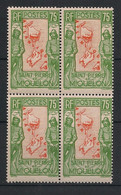 SPM - 1932-33 - N°Yv. 149 - Carte 75c Vert Et Rouge - Bloc De 4 - Neuf Luxe ** / MNH / Postfrisch - Unused Stamps
