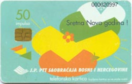 BOSNIA : S13 50 Sretna Nova Godina/rev= Calendar 1998 MINT - Bosnie