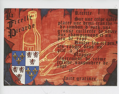 Picardie : Recette De La Ficelle Picarde (éd Mage) Blason - Sur Une Crêpe..... - Picardie