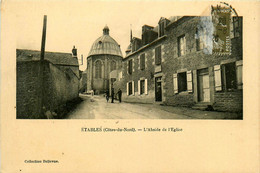 étables * Rue Et L'abside De L'église * Débit De Tabac Tabacs - Etables-sur-Mer