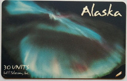 Alaska International Telecom 30 Units Aurora Borealis Photo - Chipkaarten