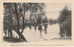 SAINT-BENOIT. - Vallée Du Clain - Vue Prise Sur La Chaussée Du Moulin Véron - Saint Benoit