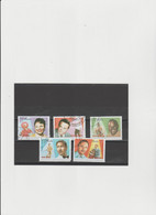 Cuba 1999 - (YT)  3789-90-91-92-94  Used  "Musiciens Cubains" - Usati