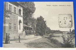 (T) TORINO -VALENTINO - ANIMATA - RISTORANTE SAN GIORGIO - VIAGGIATA 1911 - Cafés, Hôtels & Restaurants
