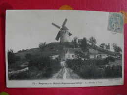 Carte Postale Loir Et Cher 41. Noyers Près Saint Aignan Sur Cher. Le Moulin à Vent - Noyers Sur Cher