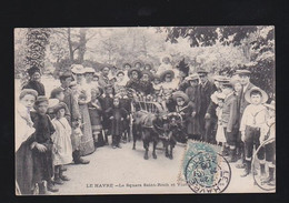 Seine Maritime. Le Havre; Le Square Saint Roch Et La Voiture à Chèvres - Square Saint-Roch