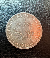 1f 1914 Argent Semeuse - 1 Franc