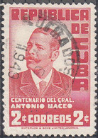 CUBA   SCOTT NO 424   USED  YEAR  1948 - Oblitérés